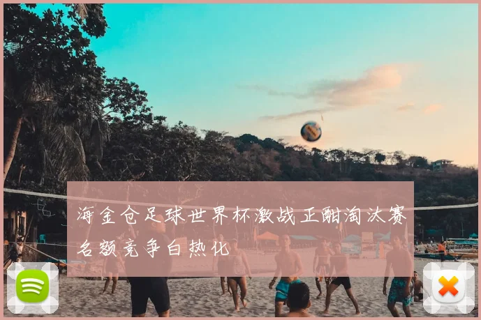 海金仓足球世界杯激战正酣淘汰赛名额竞争白热化