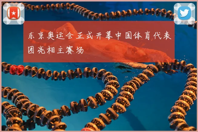 东京奥运会正式开幕中国体育代表团亮相主赛场