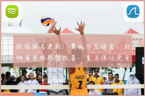 欧冠排名更新：曼城升至榜首，利物浦晋级形势改善，皇马保位受考验